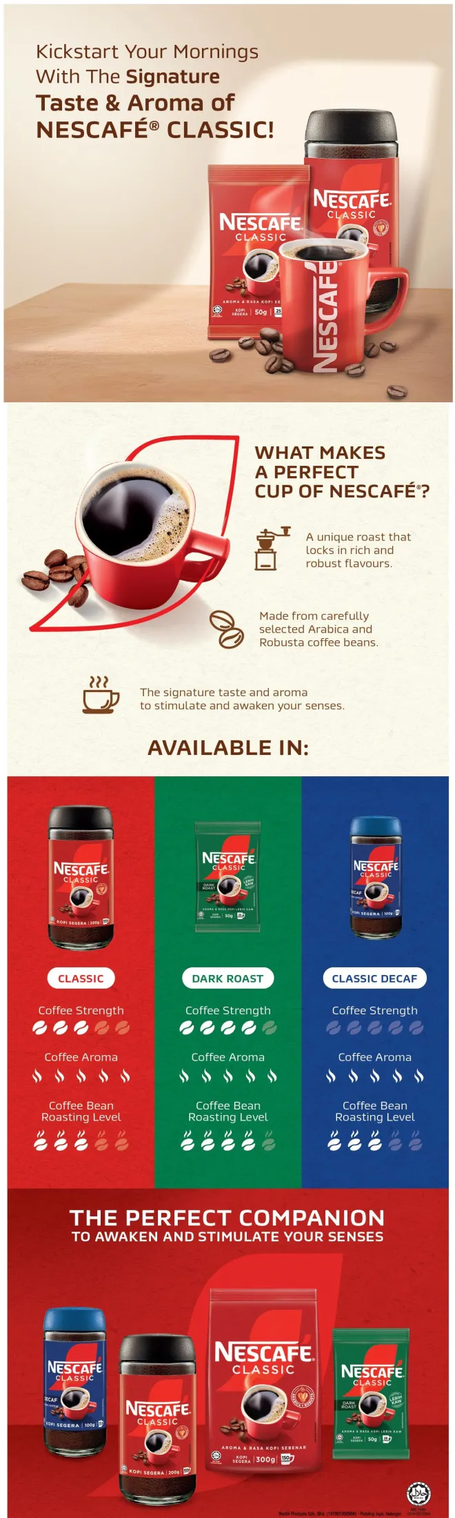 NESCAFÉ Classic Instant Coffee Refill 300g – RM9.99 Offer – product information